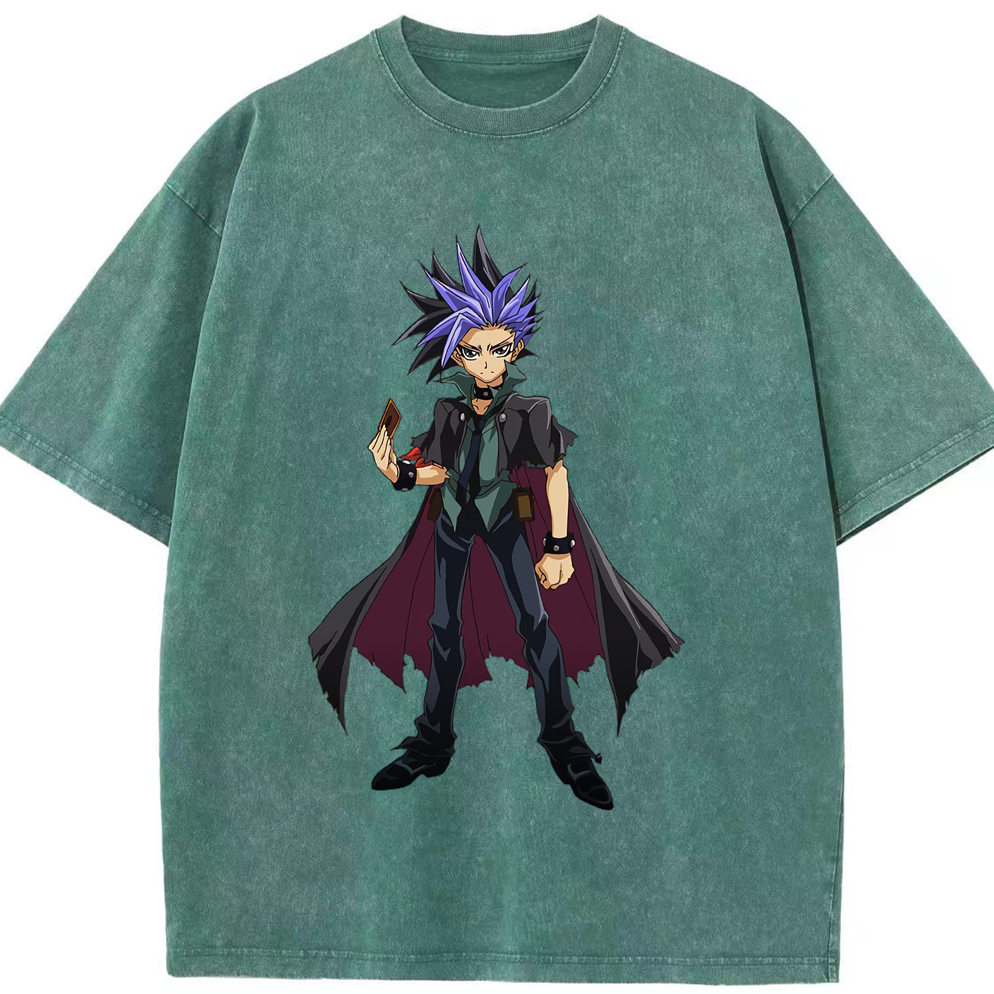 （画像用） 遊☆戯☆王 Yu-Gi-Oh! 綿100% ヴィンテージ風 半袖Tシャツ（フロントプリント）